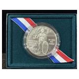 1996 NATIONAL COMMUNITY SERVICE UNC SILVER DOLLAR