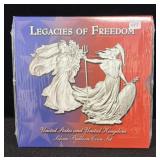 LEGACIES OF FREEDOM - US & UK SILVER BULLION COIN