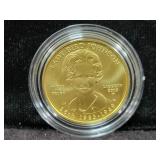 2015 FIRST SPOUSE GOLD LADY BIRD JOHNSON COIN