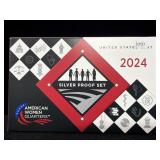 2024 AMERICAN WOMEN SILVER PROOF QUARTERS SET -