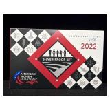 2022 AMERICAN WOMEN SILVER PROOF QUARTERS SET -