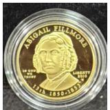 2010 "ABIGAIL FILLMORE" FIRST SPOUSE GOLD PROOF -