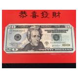 "LUCKY MONEY NOTE" - SERIES 2004 UNC $20 FEDERAL