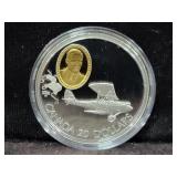 1992 CANADIAN $20 SILVER HAVILLAND GIPSY COIN
