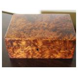 Hand Crafted Moroccan Thuya Wood Burl Box