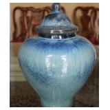 Chinese Porcelain Urn Style Glazed Jar w/ Lid #2