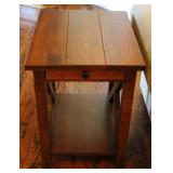 Rustic Style 1 Drawer End Table