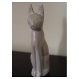Hand Carved Soapstone Cat Figurine