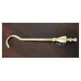 Brass Fireplace Damper Hook