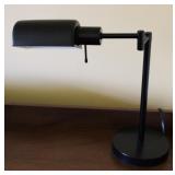 16" Black Swivel Arm Desk Lamp