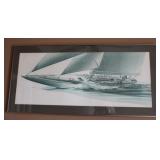 20th Century John MaCray 1934 J-Boat Winner Print