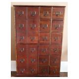 Wooden Apothecary Cabinet