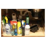 Under Kitchen Sink Cleaning Supplies