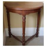 Federal Style Demilune Console Table