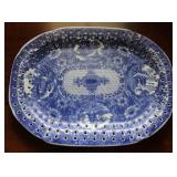 Victoria Ware Ironstone China Open Slot Edge Plate