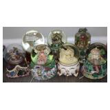 (7) Collectible Water Globes