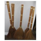 Handcrafted Vietnamese Straw Brooms
