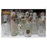 Vintage Whiskey Decanter Collection