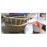 3 Woven Wicker Baskets