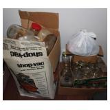 Large Collection of Canning Jars & Lids