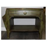 Antique Farmhouse Style Magazine Rack Side Table