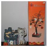 Halloween Haunted House & Tree Decorations