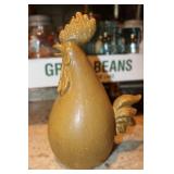 Yellow Ceramic Farm Style Rooster