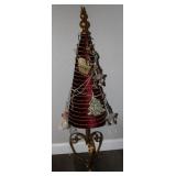 Decorative Velvet Tree w/ Decorations