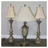 (3) Decorative Table Lamps