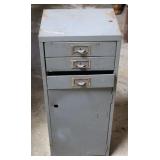 Metal 3 Drawer Mini Cabinet