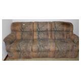 Vintage Style Reclining Sofa