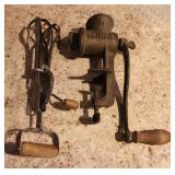 Climax No.51 Meat Grinder w/ Egg Beater/ Mixer