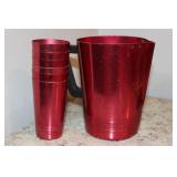Regal Supreme Set 64ox Aluminum Pitcher & Cups
