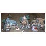 Thomas Kinkade Hawthore Village Houses