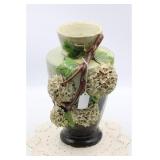 ITALIAN MAJOLICA ART POTTERY VASE