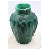 1930S ARTUR PLEVA MALACHITE VASE