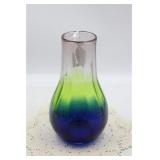 MCM JAPANESE ART GLASS VASE BY IWATSU GLASS