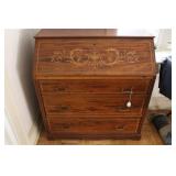 EDWARDIAN DROP FRONT BUREAU