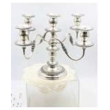SILVER PLATED CANDELABRA