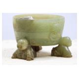 SMALL FOOTED JADE BOWL