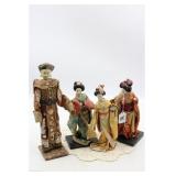 JAPANESE GEISHA DOLLS & CHINESE OPERA DOLL