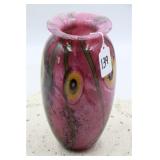 ROBERT EICKHOLT STUDIO ART GLASS VASE