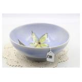 HAND PAINTED FLORAL POTTERY BOWL