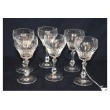 SET OF (6) SCHOTT ZEIESEL "SANTIAGO" WINES