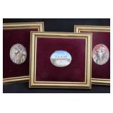 RARE 19TH CENTURY MINIATURE PAINTINGS ON IVORY