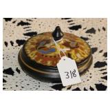 REGINA GOUDA DUTCH ART POTTERY COVERED BOWL