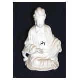 WHITE PORCELAIN FIGURE OF "GUANYIN"
