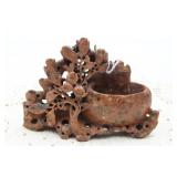 CHINESE HAND CARVED SOAPSTONE SCULPTURE