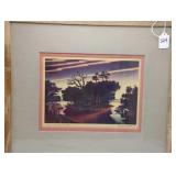 BUELL WHITEHEAD COLOR LITHOGRAPH