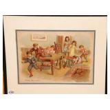 ANTIQUE HAND COLORED ENGRAVING
